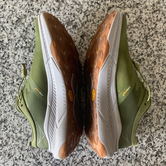 Hoka Avocado/Harbor Mist Transport Mens Lifestyle Shoes - Picture 10 of 12